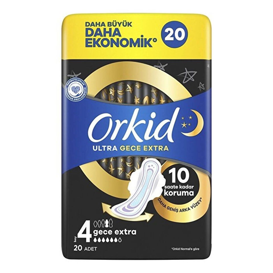 ORKİD ULTRA EKSTRA DÖRTLÜ GECE EKSTRA 20*Lİ